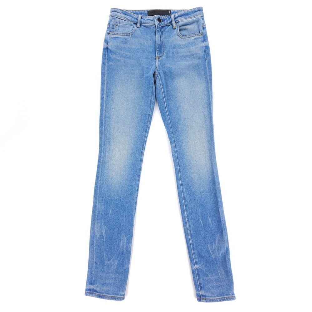 NEW Denim x Alexander Wang WANG 001 Slim Fit Jeans Light Denim 90s Y2k Grunge 25
